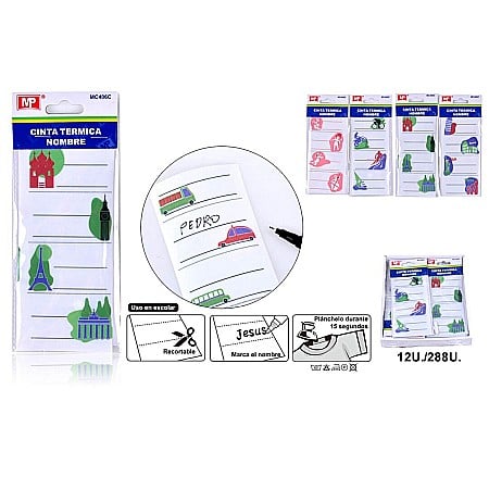 Etichete autoadezive - ETICHETE TEXTILE IPB TERMOADEZIVE MC406C