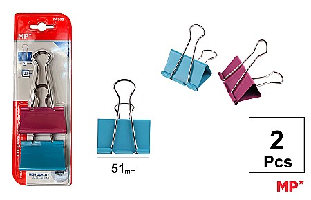 ARTICOLE DE BIROU - CLIPS HARTIE COLOR IPB 51MM 2/SET PA386