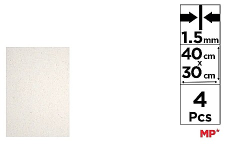 FINE ARTS&GRAPHICS - MUCAVA IPB 30*40CM, GROSIME 1.5mm 4/SET GRI PM792