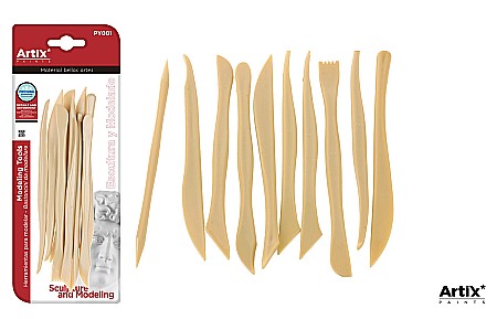 Ustensile Turnare, Modelare - INSTRUMENTE MODELARE IPB PLASTIC 10/SET NATUR PY001
