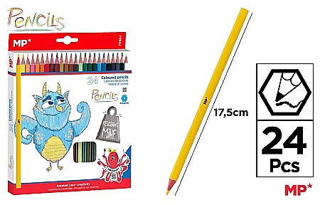 RECHIZITE SCOLARE - CREIOANE COLORATE IPB 24/SET PP804