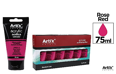 Culori Acrilice - CULORI ACRILICE IPB 75ML ROSU ROSE PP631-12