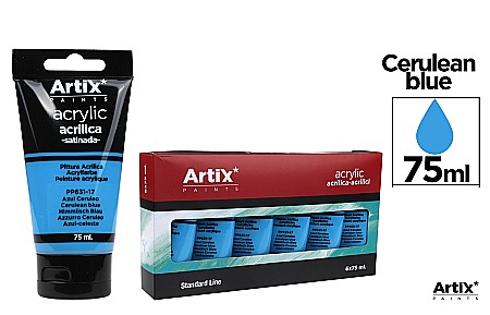 Culori Acrilice - CULORI ACRILICE IPB 75ML ALBASTRU CERULEUM PP631-17