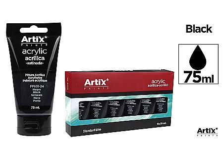 Culori Acrilice - CULORI ACRILICE IPB 75ML NEGRU PP631-24