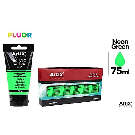 RECHIZITE SCOLARE - CULORI ACRILICE IPB 75ML VERDE NEON PP632-2