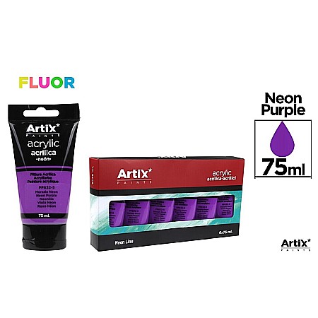 RECHIZITE SCOLARE - CULORI ACRILICE IPB 75ML VIOLET NEON PP632-5