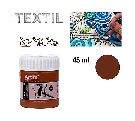 Vopsele pentru textile - VOPSEA TEXTILE IPB 45ml MARO CIOCOLATA PP651-22