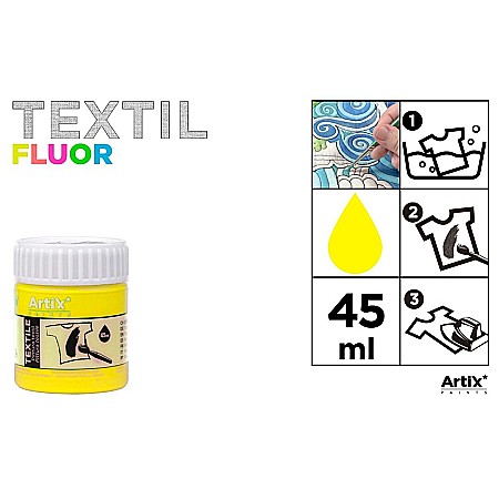 FINE ARTS&GRAPHICS - VOPSEA TEXTILE IPB 45ml GALBEN NEON PP651-24