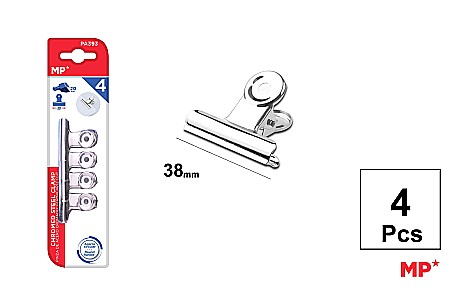 ARTICOLE DE BIROU - CLIPS HARTIE INOX IPB 38MM 4/SET PA393