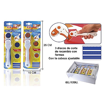 Cuttere - CUTTER CIRCULAR IPB 28MM 3 LAME DIVERSE PM967