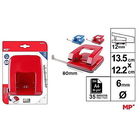 ARTICOLE DE BIROU - PERFORATOR IPB 35 COLI 2 PERFORATII CULORI ASORTATE PA623