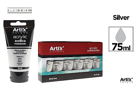 Culori Acrilice - CULORI ACRILICE IPB 75ML ARGINTIU PP633-2