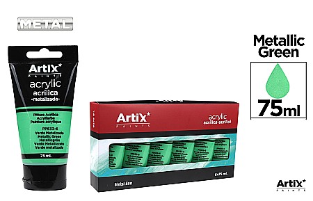 Culori Acrilice - CULORI ACRILICE IPB 75ML VERDE METALIZAT PP633-6