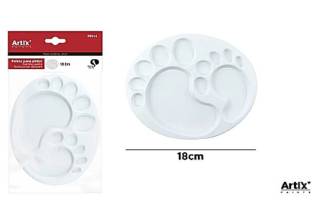 RECHIZITE SCOLARE - PALETA PLASTIC PENTRU PICTURA IPB 18*14.5CM PP414