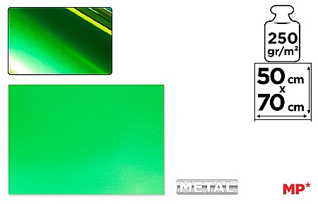 Cartoane/ Hartii Decor 50x70, 70x100, A4 - CARTON LUCIOS IPB 50*70CM 250GR VERDE PN267