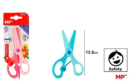 Foarfece pentru copii - FOARFECA PLASTIC IPB PENTRU COPII 13.5CM PT119