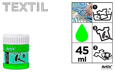 Vopsele pentru textile - VOPSEA TEXTILE IPB 45ml VERDE MEDIU PP651-25