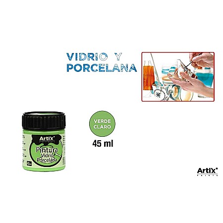 Vopsele Sticla/ Portelan - VOPSEA PENTRU STICLA SI PORTELAN IPB 45ml VERDE DESCHIS PP661-09