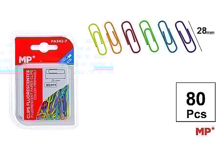 ARTICOLE DE BIROU - AGRAFE HARTIE IPB 28MM 80/SET FLUORESCENTE PA342-7