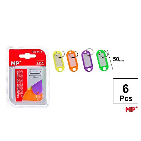 MIJLOACE DE PREZENTARE - ETICHETE CHEI IPB FLUORESCENTE 6/SET 50MM PA344-2