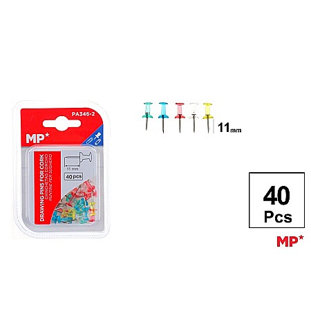 MIJLOACE DE PREZENTARE - PIONEZE PANOU PLUTA IPB COLOR TRANSLUCID 40/SET 11MM PA346-2