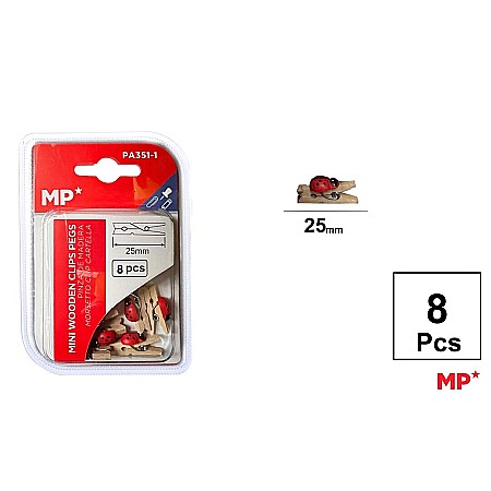 HOBBY - CLEME LEMN IPB BUBURUZE 25MM 8/SET PA351-1