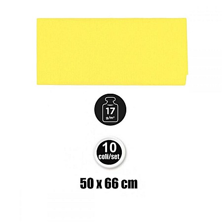 HARTIE DE MATASE IPB 50*66CM 10/SET GALBEN PN221-02 [2]