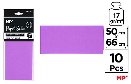 Hartie de Matase - HARTIE DE MATASE IPB 50*66CM 10/SET MOV DESCHIS PN221-10