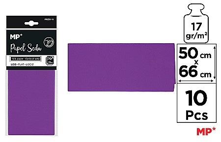 Hartie de Matase - HARTIE DE MATASE IPB 50*66CM 10/SET MOV INCHIS PN221-11