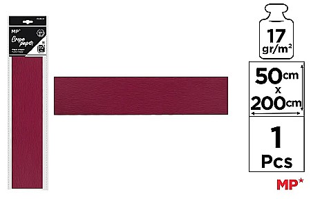 Hartie Creponata, Hartie Glasata - HARTIE CREPONATA IPB 50*200CM 17GR GRENA PN222-13