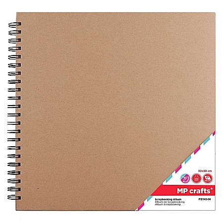 HOBBY - ALBUM IPB SCRAPBOOKING 30*30CM 200GR/M2 SPIRA KRAFT 20 DE COLI PD140-04