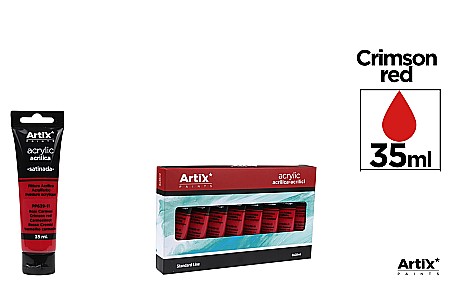 Culori Acrilice - CULORI ACRILICE IPB 35ML ROSU CRIMSON PP639-11