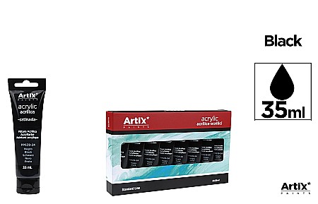 Culori Acrilice - CULORI ACRILICE IPB 35ML NEGRU PP639-24