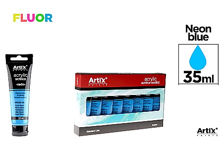 Culori Acrilice - CULORI ACRILICE IPB 35ML ALBASTRU NEON PP639-36