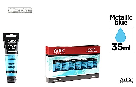 Culori Acrilice - CULORI ACRILICE IPB 35ML ALBASTRU METALIZAT PP639-41