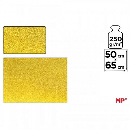 HOBBY - CARTON GLITTER IPB 50*70CM 250GR AURIU PN271