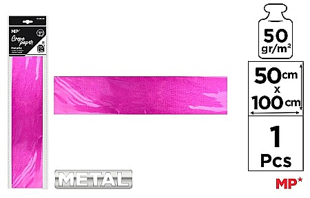 Hartie Creponata, Hartie Glasata - HARTIE CREPONATA IPB 50*100CM 50GR VIOLET METALIZAT PN223-05