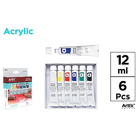 Culori Acrilice - CULORI ACRILICE IPB 12ML 6/SET PP177