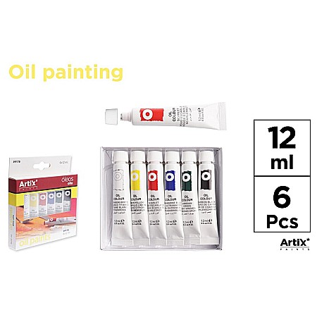 FINE ARTS&GRAPHICS - CULORI ULEI IPB 12ML 6/SET PP178
