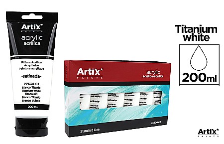 Culori Acrilice - CULORI ACRILICE IPB 200ML ALB TITAN PP634-01