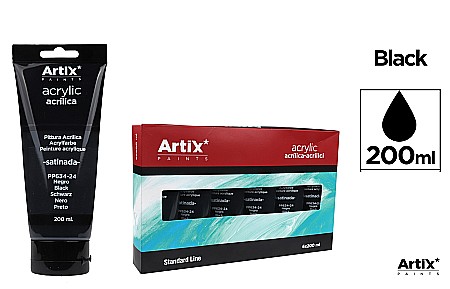Culori Acrilice - CULORI ACRILICE IPB 200ML NEGRU PP634-24