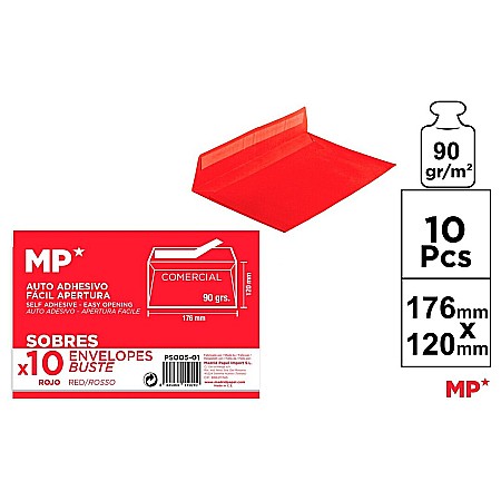 Wedding - PLIC IPB C6+ 176*120MM 10/SET ROSU PS005-01