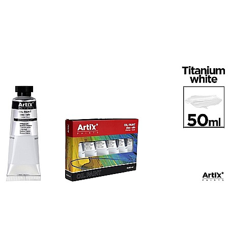 Culori in ulei - CULORI ULEI EXPERT 50ml ALB TITAN PP645-01