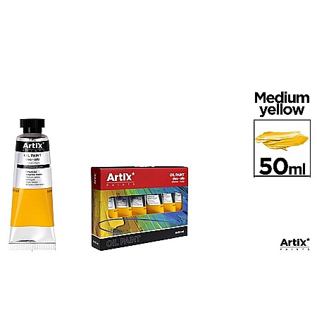 FINE ARTS&GRAPHICS - CULORI ULEI EXPERT 50ml GALBEN MEDIU PP645-04