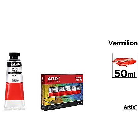 Culori in ulei - CULORI ULEI EXPERT 50ml ROSU VERMILON PP645-10