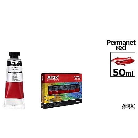 FINE ARTS&GRAPHICS - CULORI ULEI EXPERT 50ml ROSU PERMANENT PP645-12