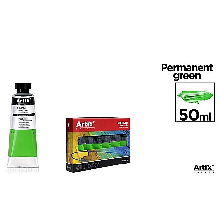 Culori in ulei - CULORI ULEI EXPERT 50ml VERDE PERMANENT PP645-28