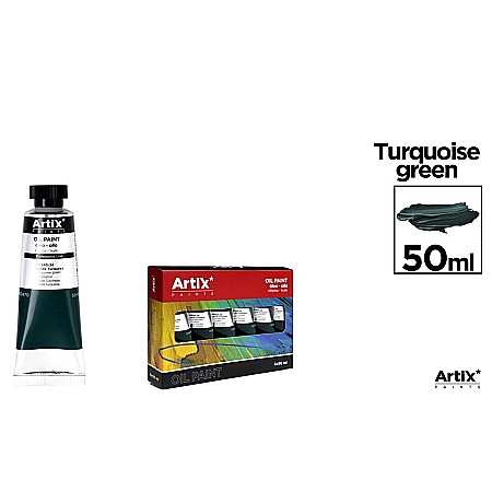 FINE ARTS&GRAPHICS - CULORI ULEI EXPERT 50ml VERDE TURCOAZ PP645-34