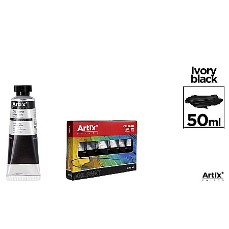 Culori in ulei - CULORI ULEI EXPERT 50ml NEGRU  PP645-43