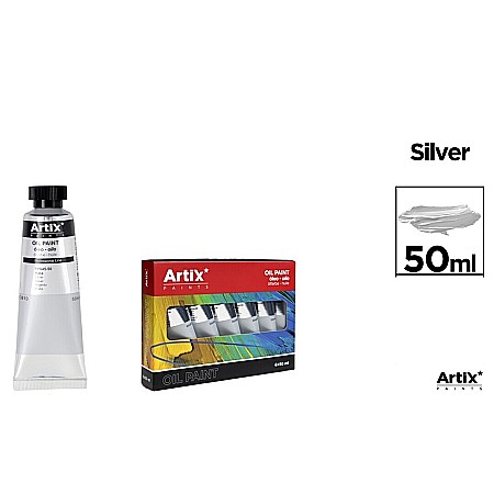 Culori in ulei - CULORI ULEI EXPERT 50ml ARGINTIU PP645-50